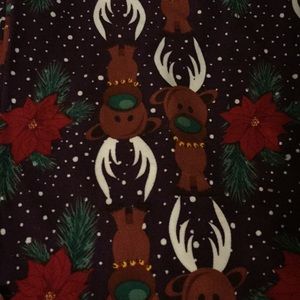 Lularoe Tall and Curvy Christmas Leggings